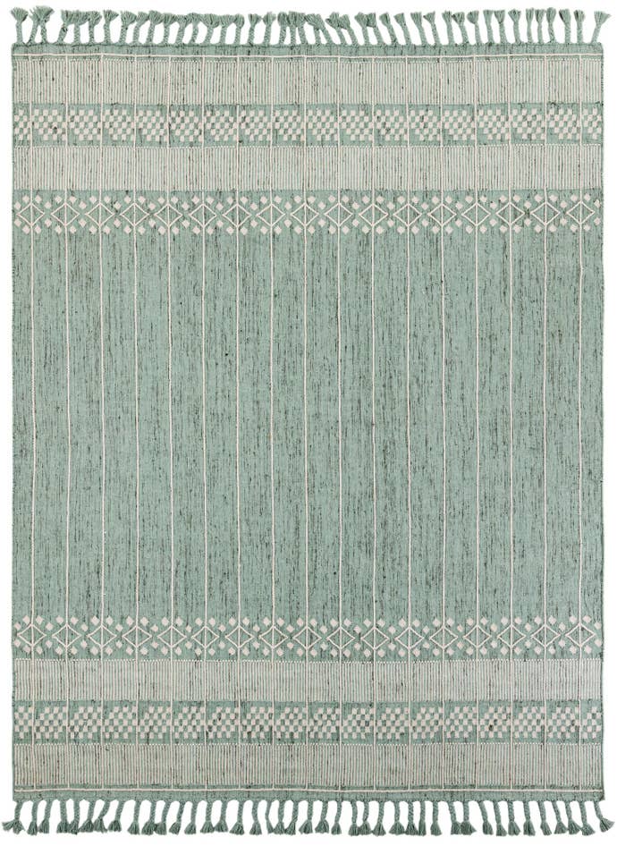 Detail image of 9' x 12' Easy-Clean Eco Bohemian Indoor / Outdoor Rug