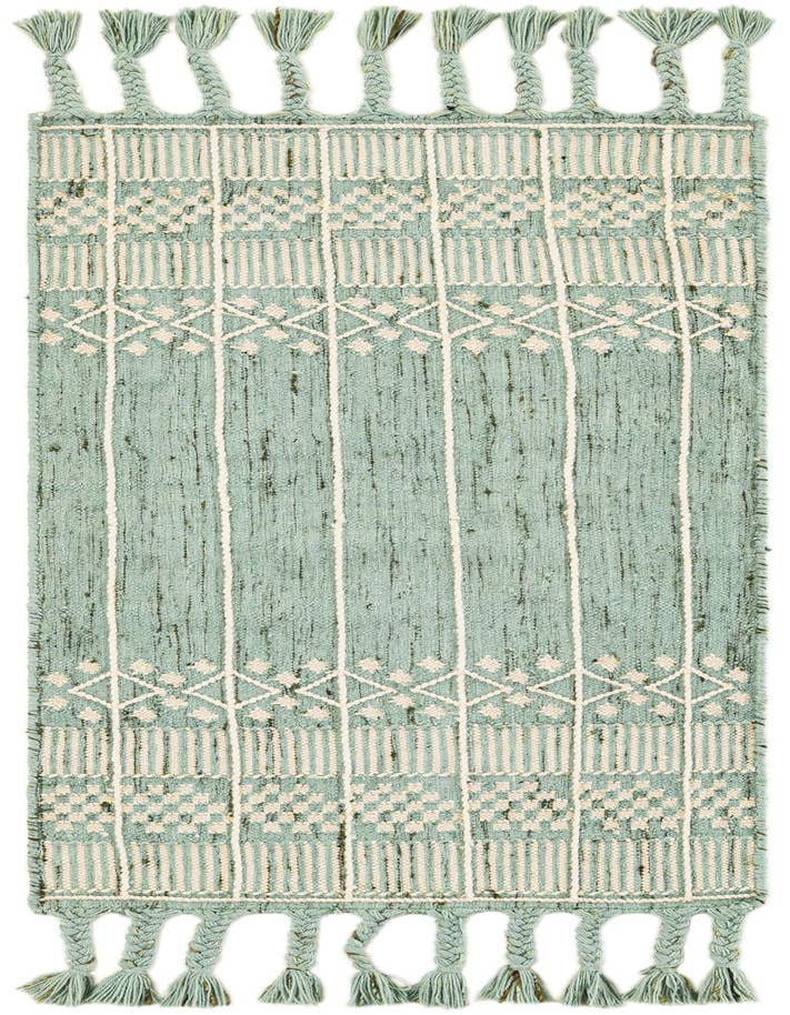 Detail image of 2' 2 x 5' 1 Easy-Clean Eco Bohemian Indoor / Outdoor Runner Rug