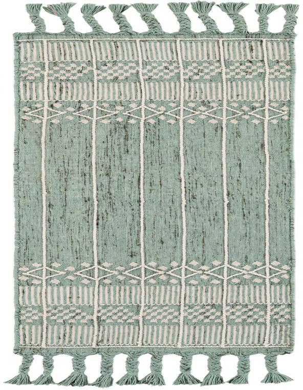 Detail image of 2' 2 x 6' 7 Easy-Clean Eco Bohemian Indoor / Outdoor Runner Rug