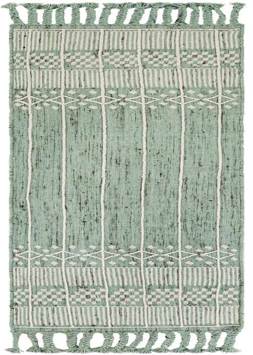 2' 2 x 8' 2 Easy-Clean Eco Bohemian Indoor / Outdoor Runner Rug