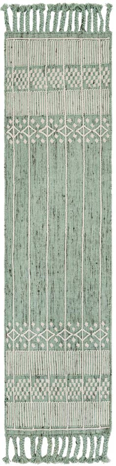 Detail image of 2' 2 x 8' 2 Easy-Clean Eco Bohemian Indoor / Outdoor Runner Rug