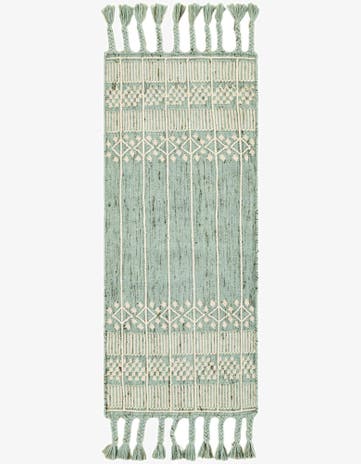 2' 2 x 5' 1 Easy-Clean Eco Bohemian Indoor / Outdoor Runner Rug