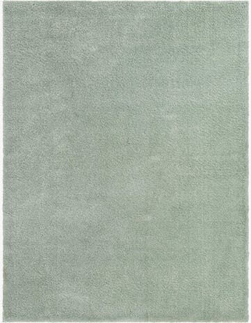 Sea Salt Blue Solid Frieze Rug