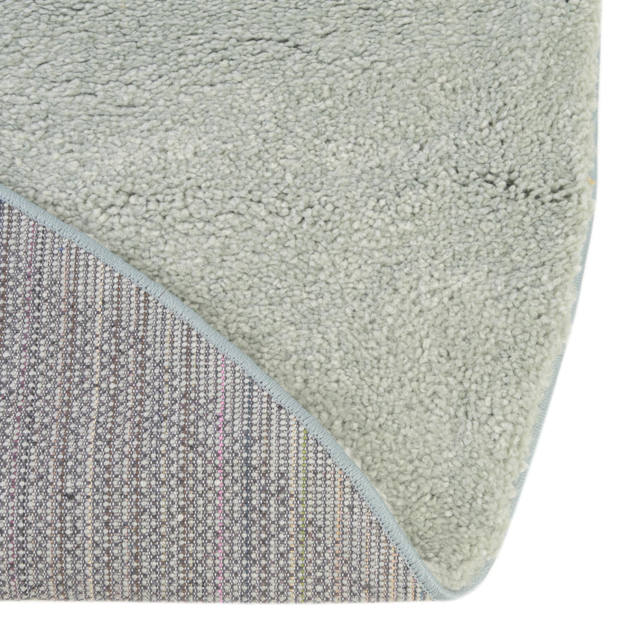 8' x 8' Solid Frieze Round Rug
