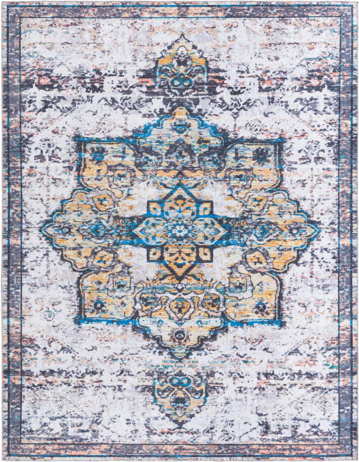 Detail image of 10' 6 x 13' Washable Francesca Rug