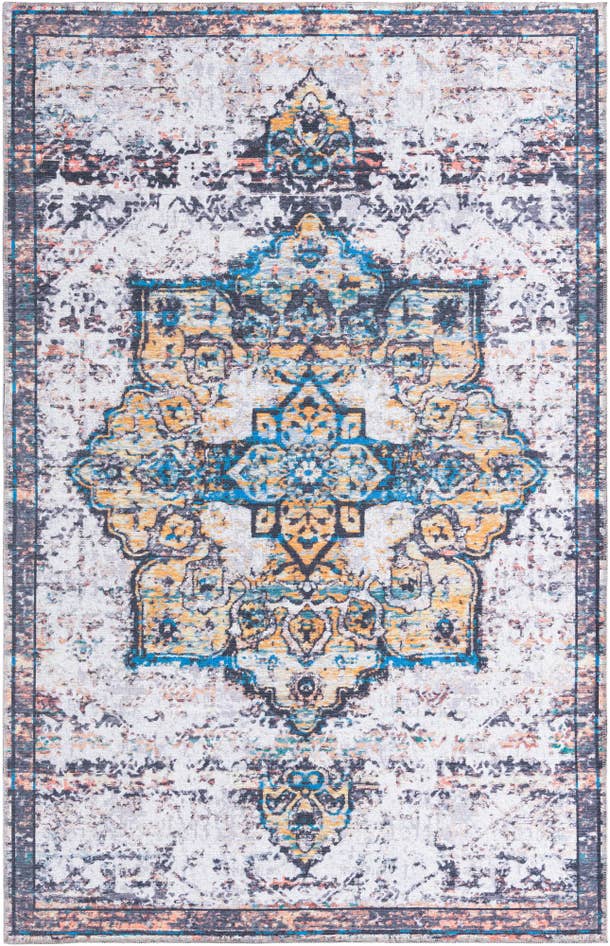 Detail image of 6' x 9' Washable Francesca Rug