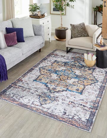 4' x 6' Washable Francesca Rug