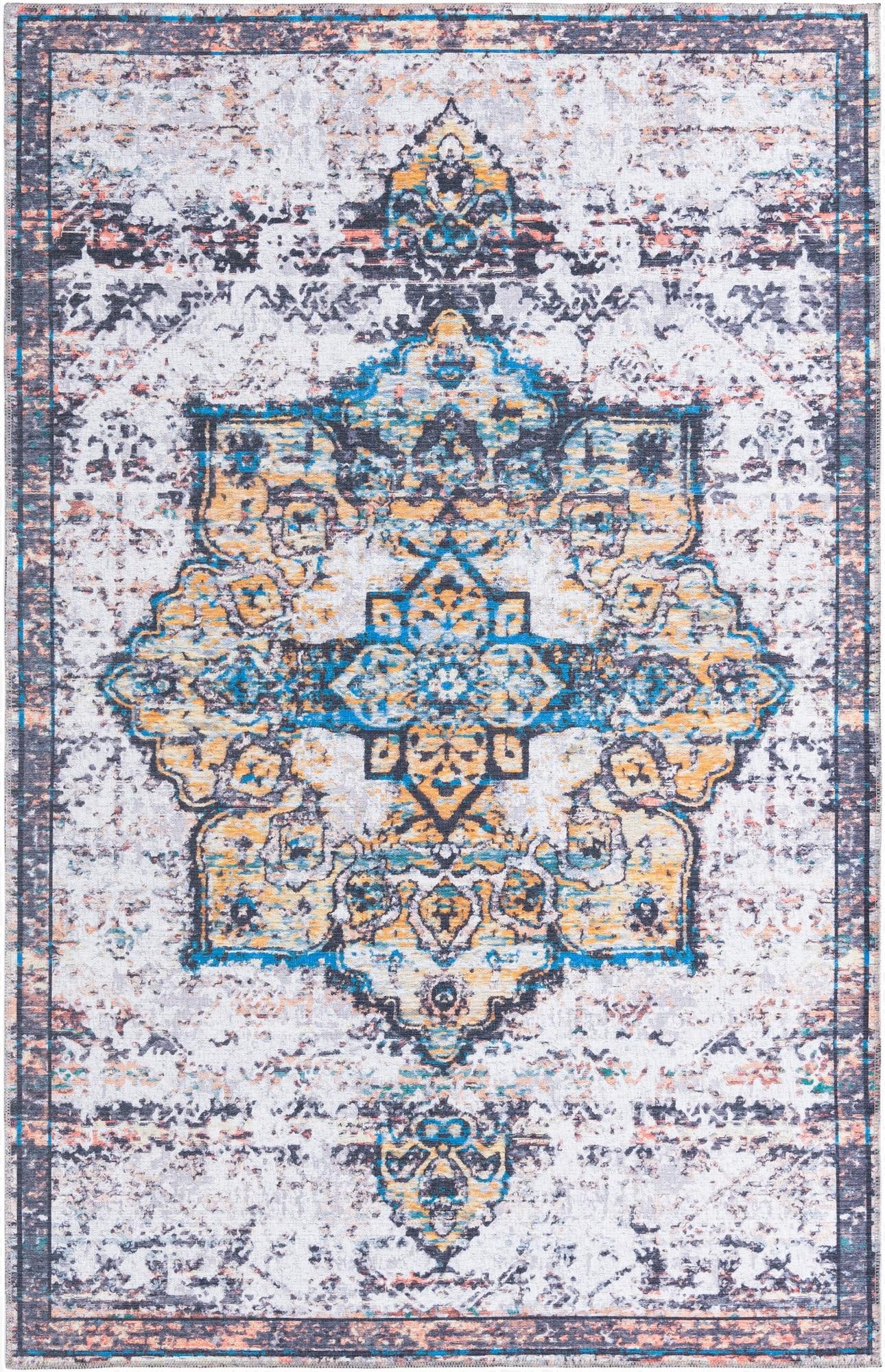 Primary image  6' x 9'  Washable Francesca Rug