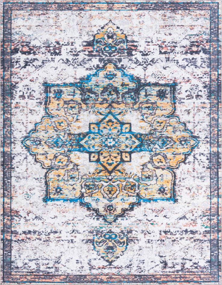 Detail image of 9' 2 x 12' Washable Renaissance Rug
