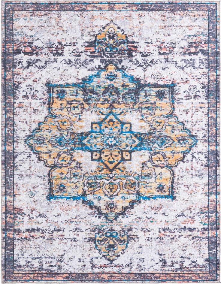 Detail image of 7' 3 x 10' Washable Renaissance Rug