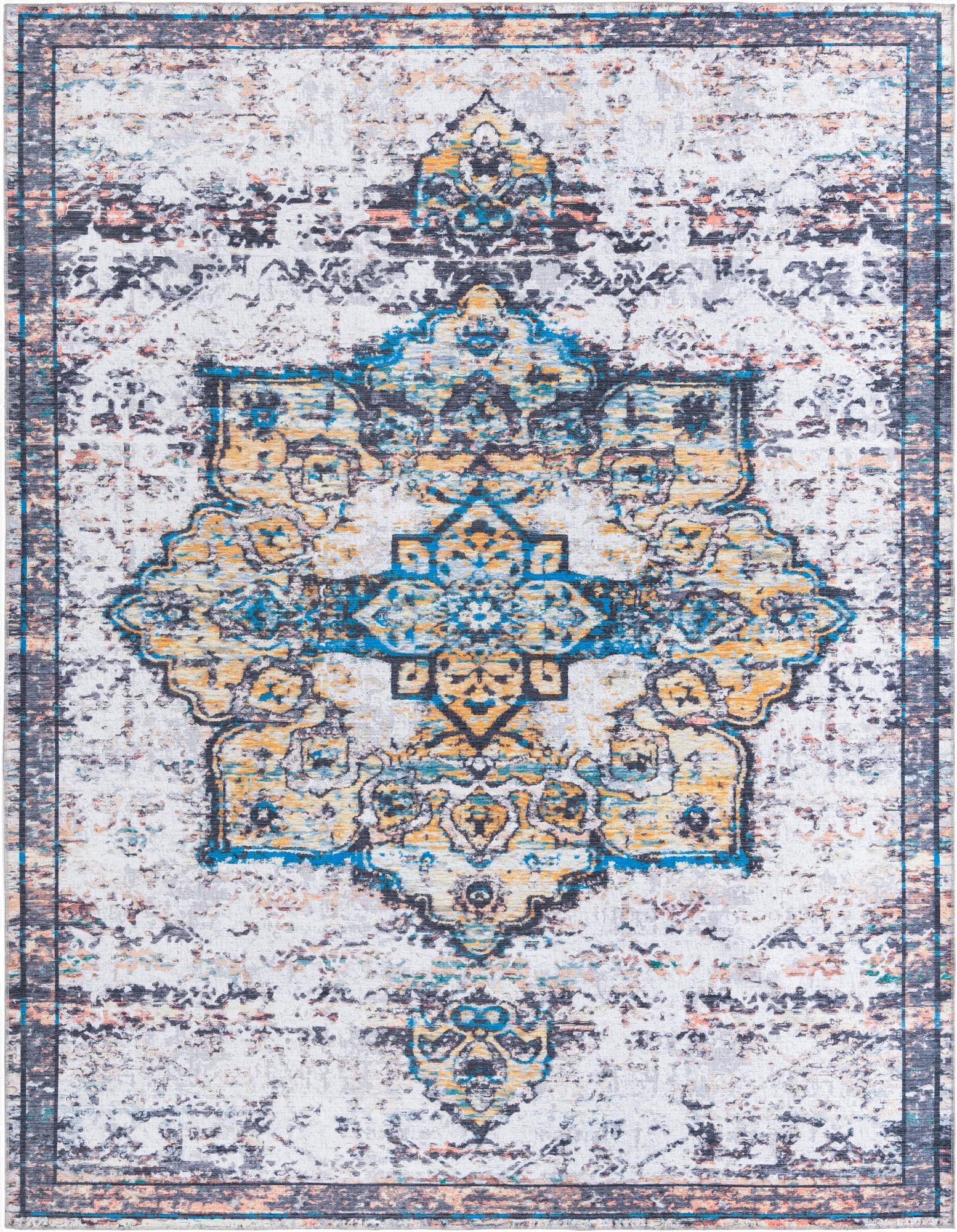 10' 6 x 13'  Washable Renaissance Rug