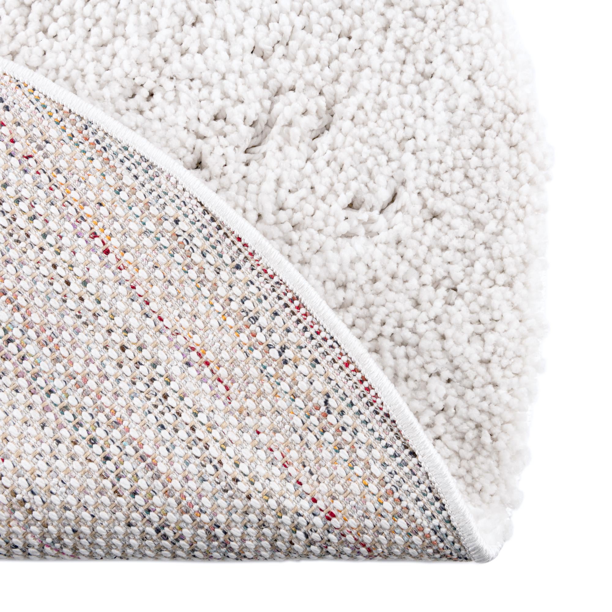 5' 3 x 5' 3 Jill Zarin Shaggy Chic Round Rug