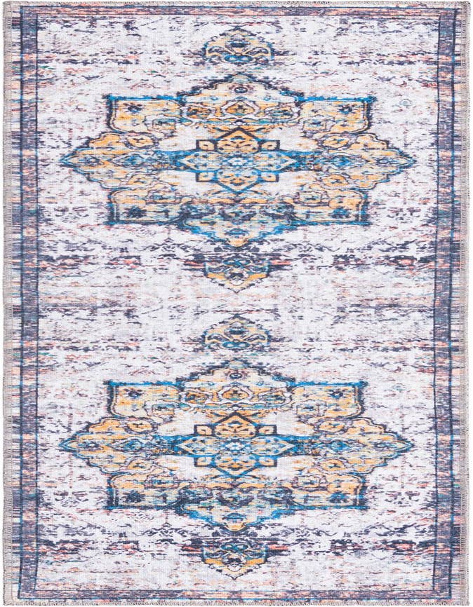 Detail image of 2' x 6' Washable Francesca Runner Rug