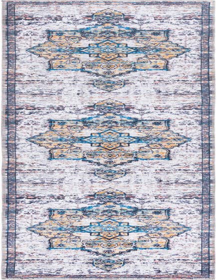 Detail image of 2' 7 x 12' Washable Francesca Runner Rug