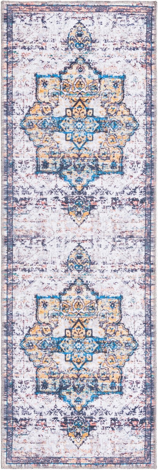 Primary image 2' x 6'  Washable Renaissance Runner Rug