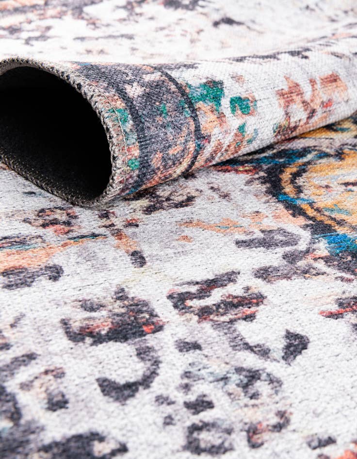 Detail image of 7' 3 x 7' 3 Washable Francesca Square Rug