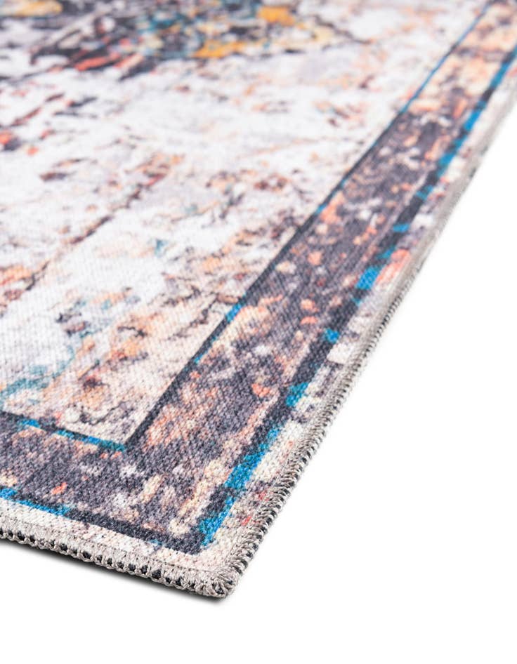 Detail image of 7' 3 x 7' 3 Washable Francesca Square Rug