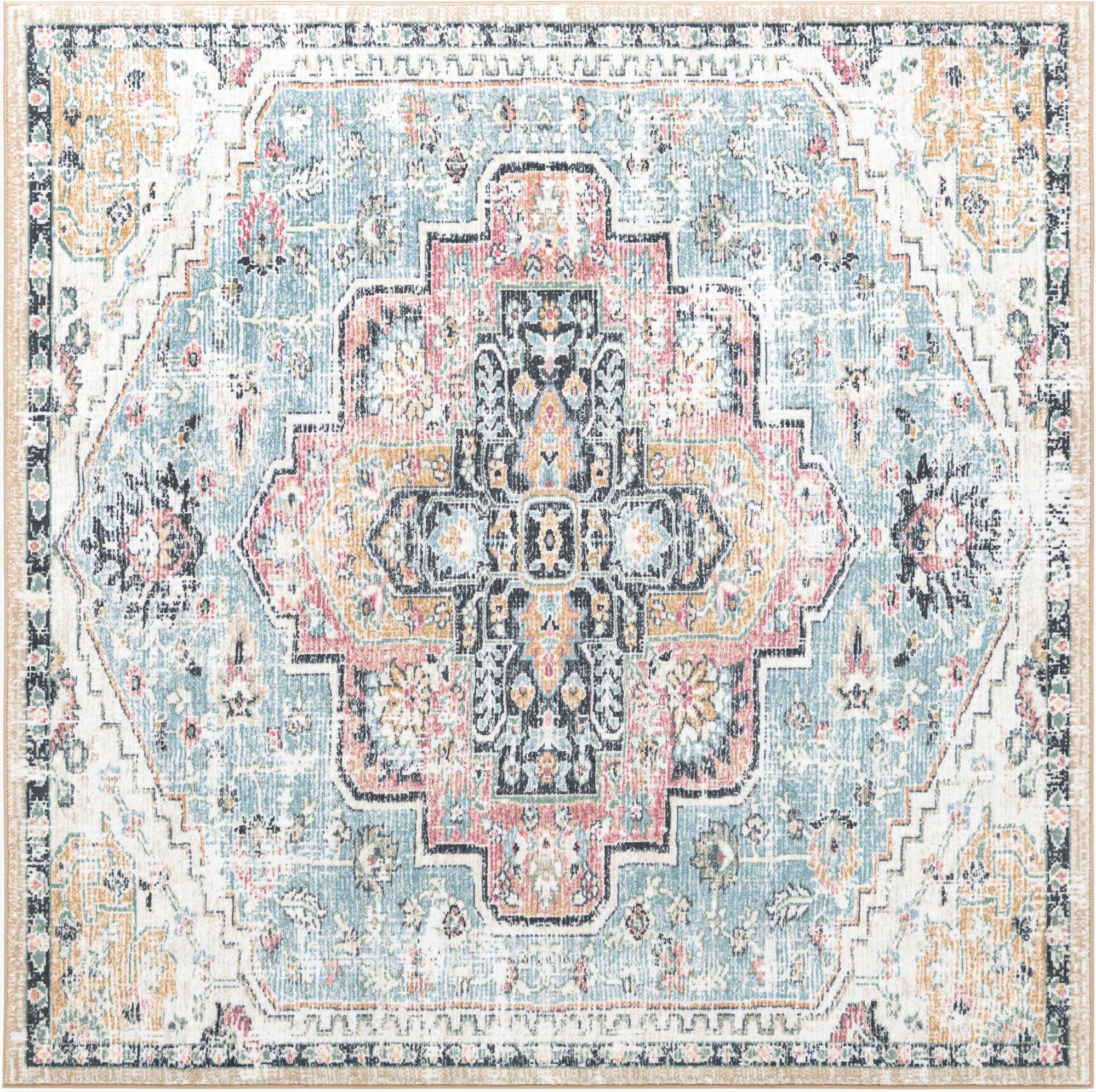 7' 10 x 7' 10 Medina Square Rug