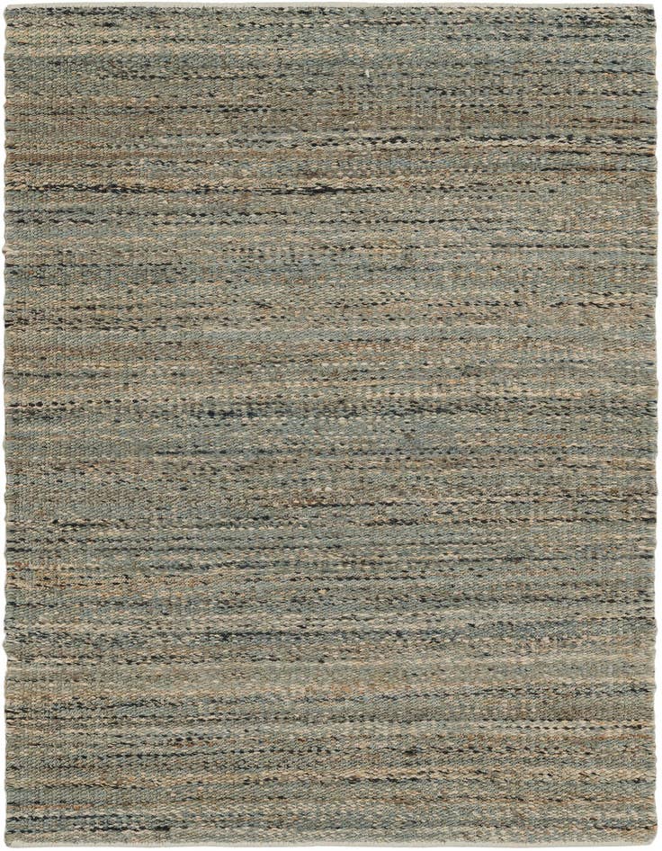 Detail image of 4' 1 x 6' 1 Hand Woven Palm Beach Jute Rug