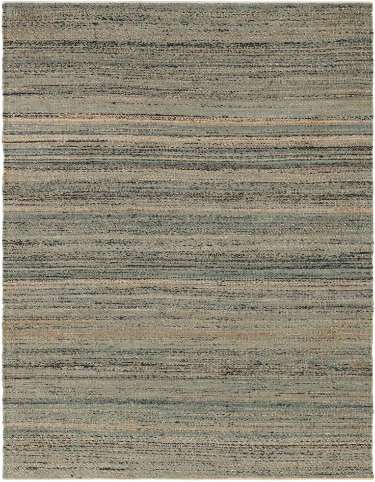 Detail image of 6' 1 x 9' Hand Woven Palm Beach Jute Rug