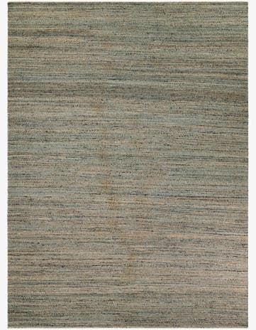 Seaglass Blue Hand Woven Palm Beach Jute Rug