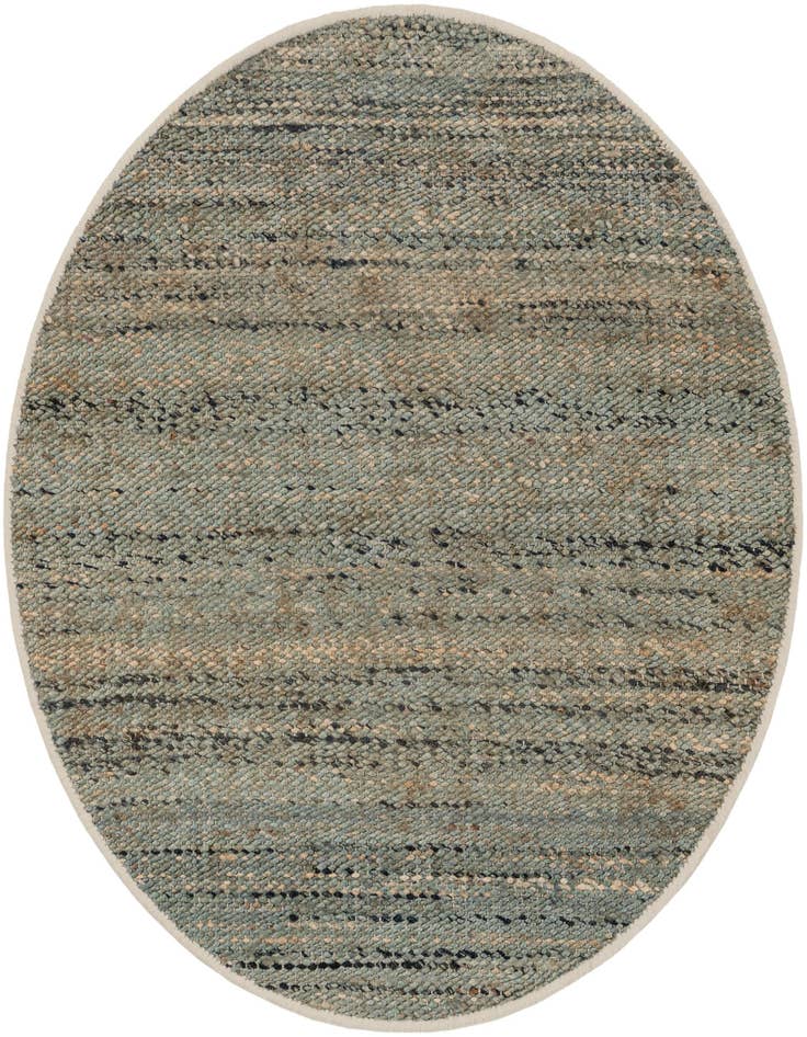 Detail image of 3' 1 x 3' 1 Hand Woven Palm Beach Jute Round Rug