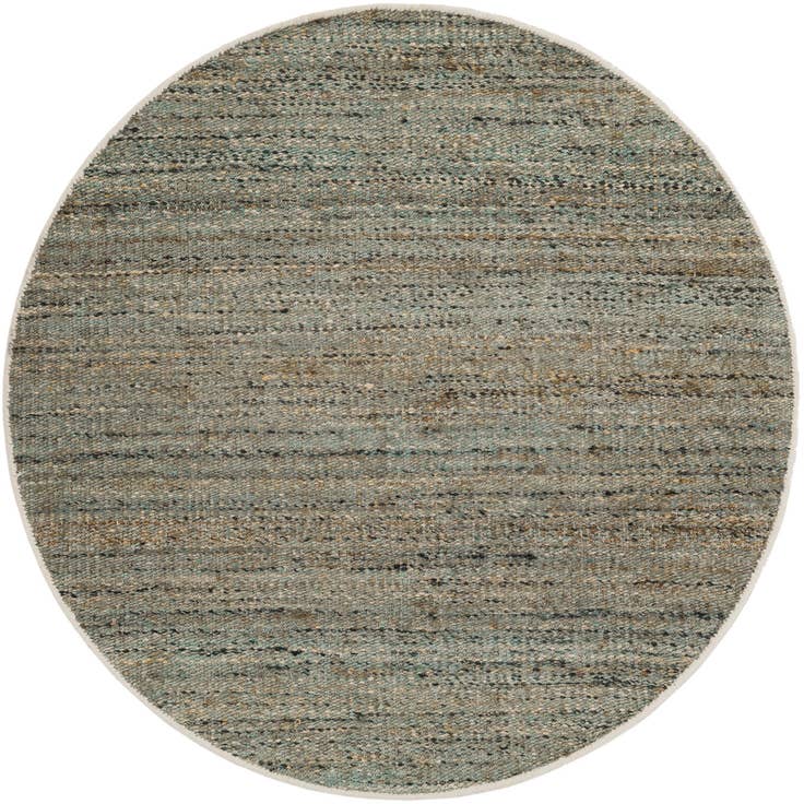 Detail image of 4' 1 x 4' 1 Hand Woven Palm Beach Jute Round Rug