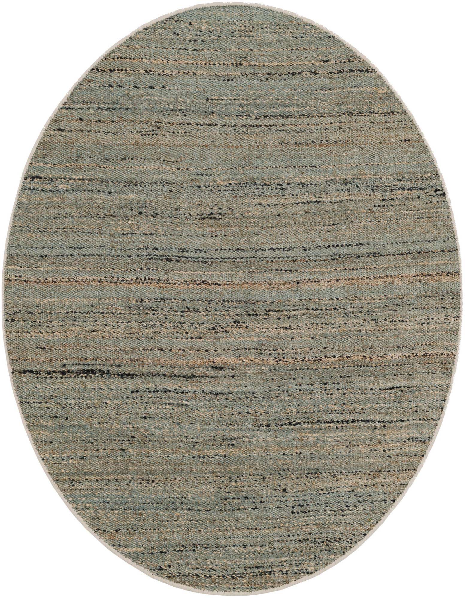 5' 3 x 5' 3 Hand Woven Palm Beach Jute Round Rug