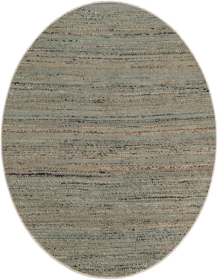 Detail image of 5' 3 x 5' 3 Hand Woven Palm Beach Jute Round Rug
