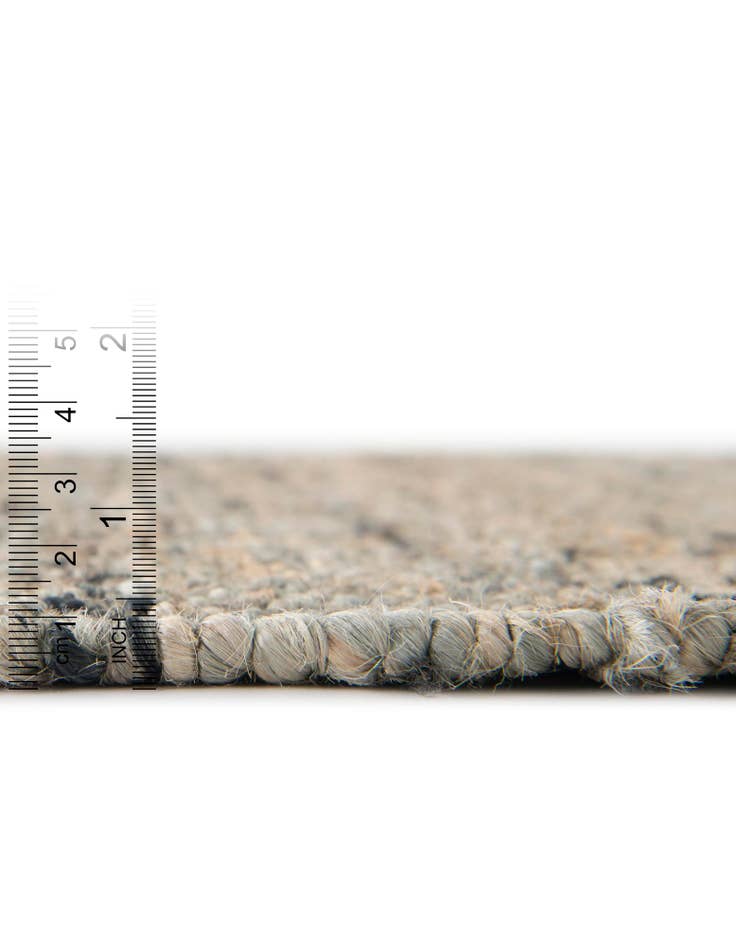 Detail image of 4' 1 x 4' 1 Hand Woven Palm Beach Jute Round Rug