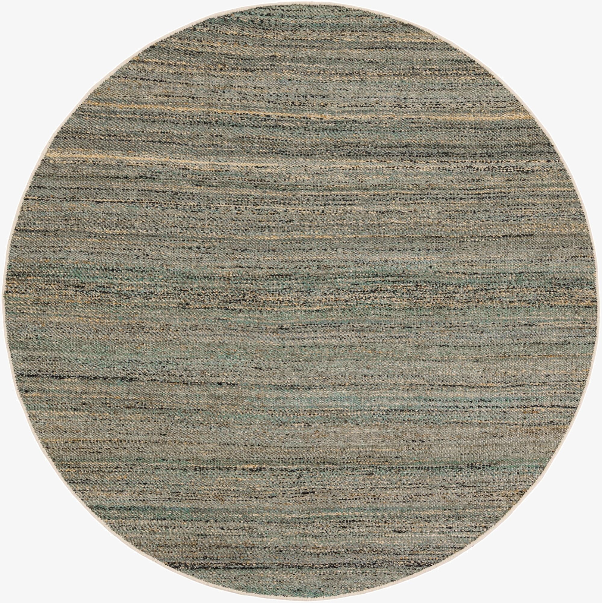 7' 10 x 7' 10  Hand Woven Palm Beach Jute Round Rug