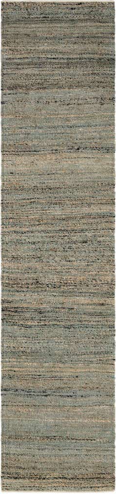 80cm x 365cm Handgewebt Palm Beach Jute Läufer Teppich