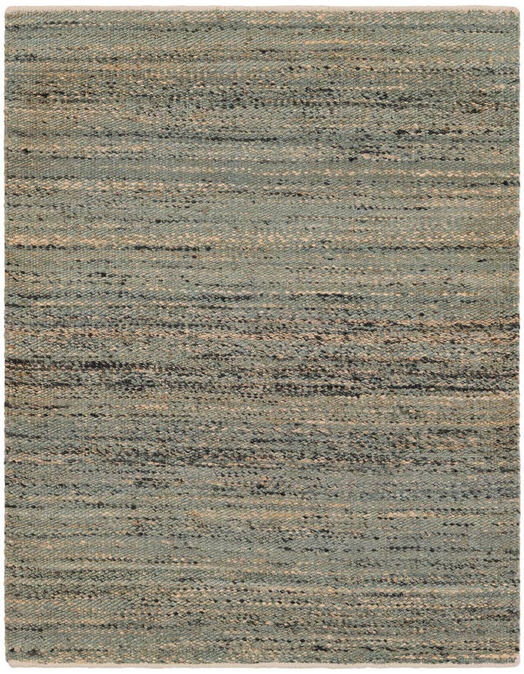 Detail image of 4' 1 x 4' 1 Hand Woven Palm Beach Jute Square Rug