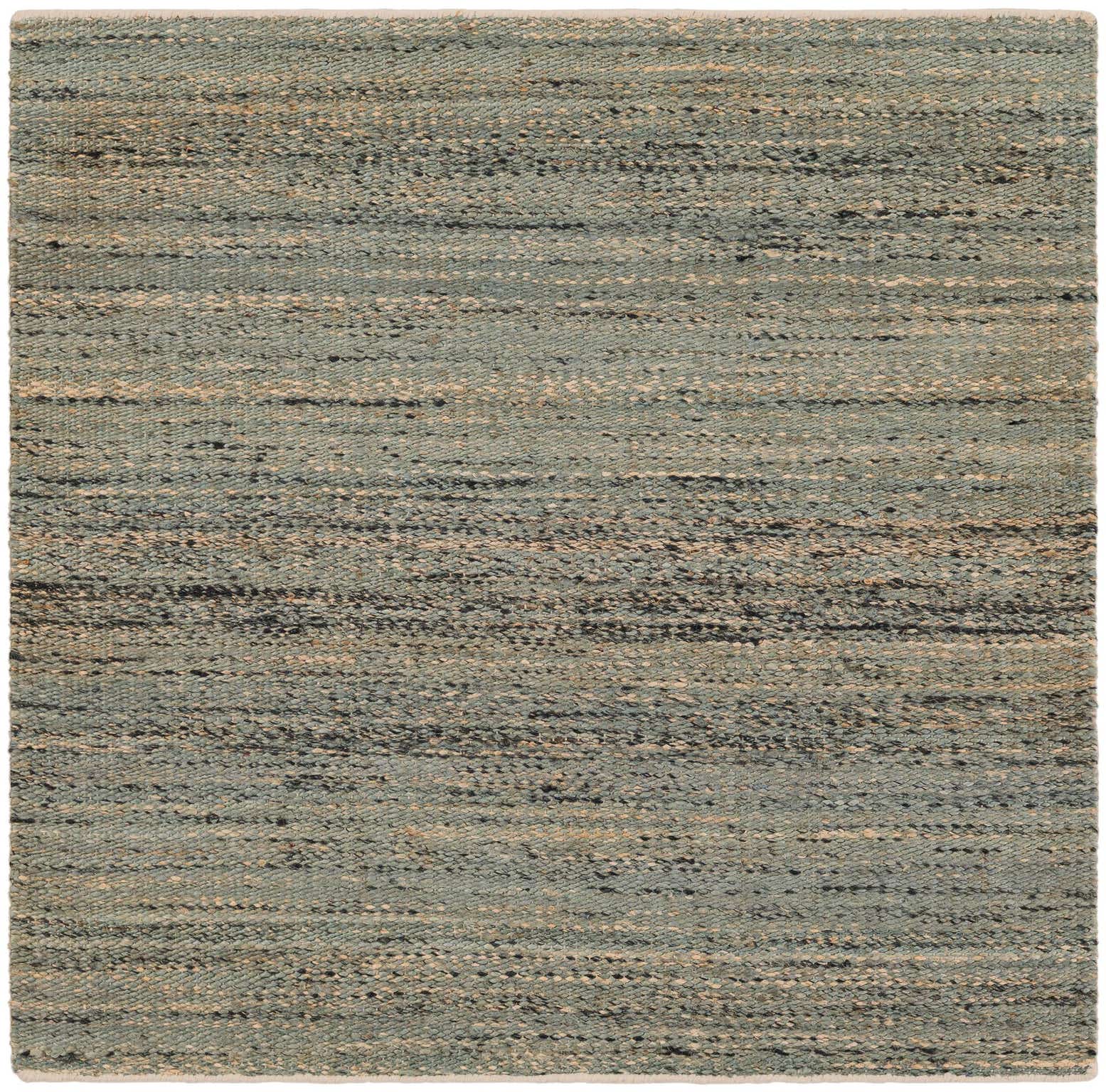 4' 1 x 4' 1 Hand Woven Palm Beach Jute Square Rug
