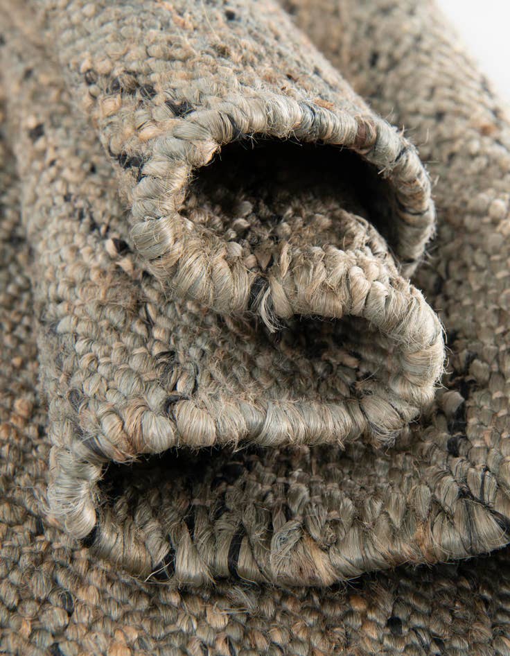 Detail image of 4' 1 x 4' 1 Hand Woven Palm Beach Jute Square Rug