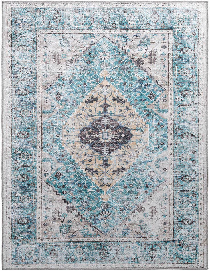 Detail image of 4' x 6' Washable Yara Rug