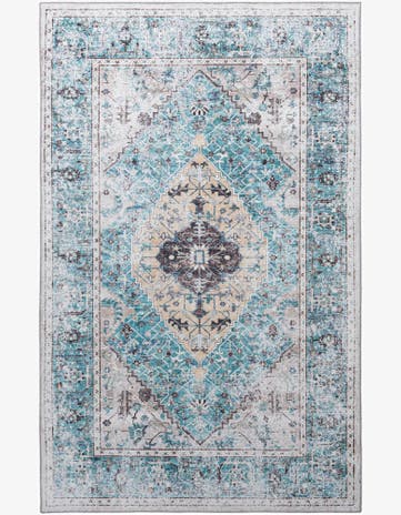 Seaglass Washable Yara Rug