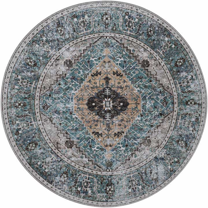 9' 10 x 9' 10 Yara Round Rug