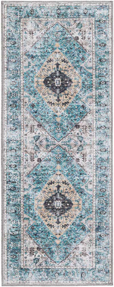 2' x 5' Washable Yara Runner Rug