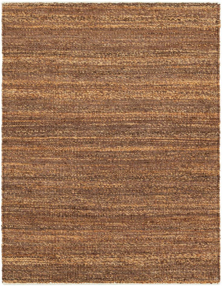 Detail image of 4' 1 x 6' 1 Hand Woven Palm Beach Jute Rug