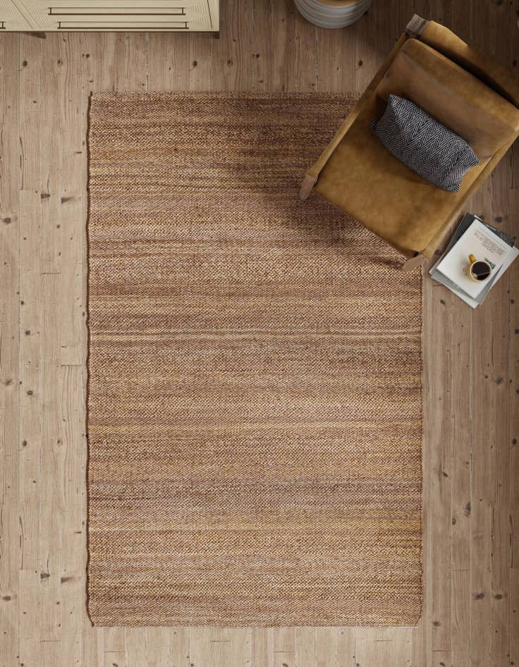 Detail image of 10' x 14' 1  Hand Woven Palm Beach Jute Rug