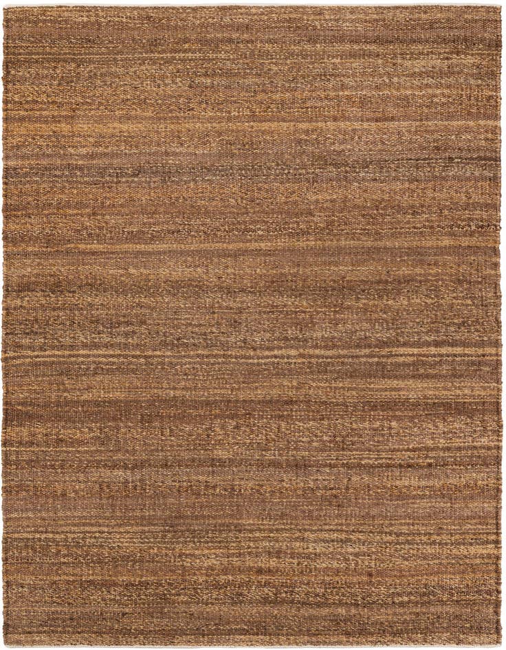 Detail image of 5' 1 x 8' Hand Woven Palm Beach Jute Rug