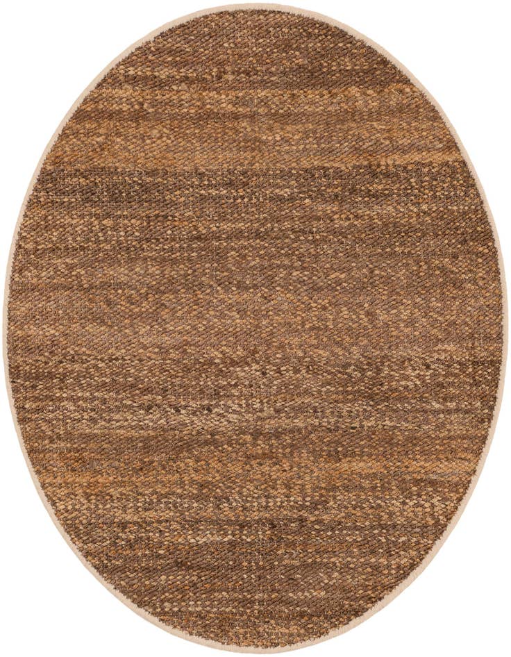 Detail image of 3' 1 x 3' 1 Hand Woven Palm Beach Jute Round Rug