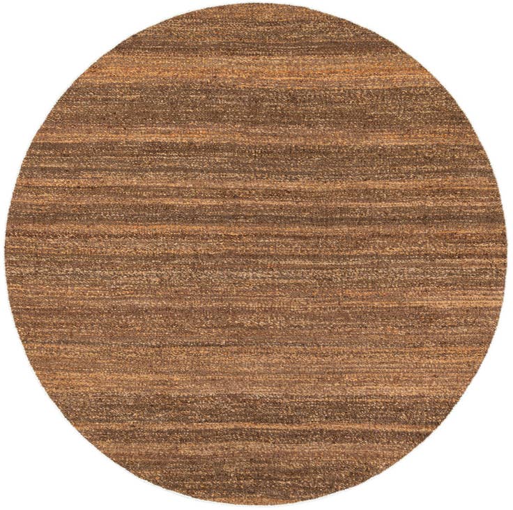 Detail image of 7' 10 x 7' 10 Hand Woven Palm Beach Jute Round Rug