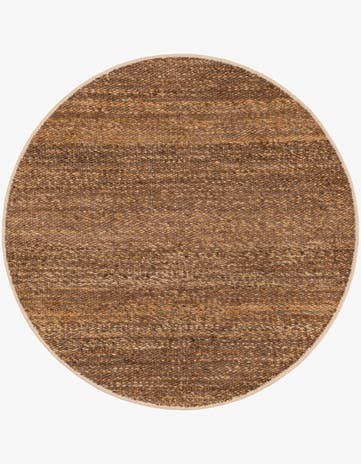 3' 1 x 3' 1 Hand Woven Palm Beach Jute Round Rug