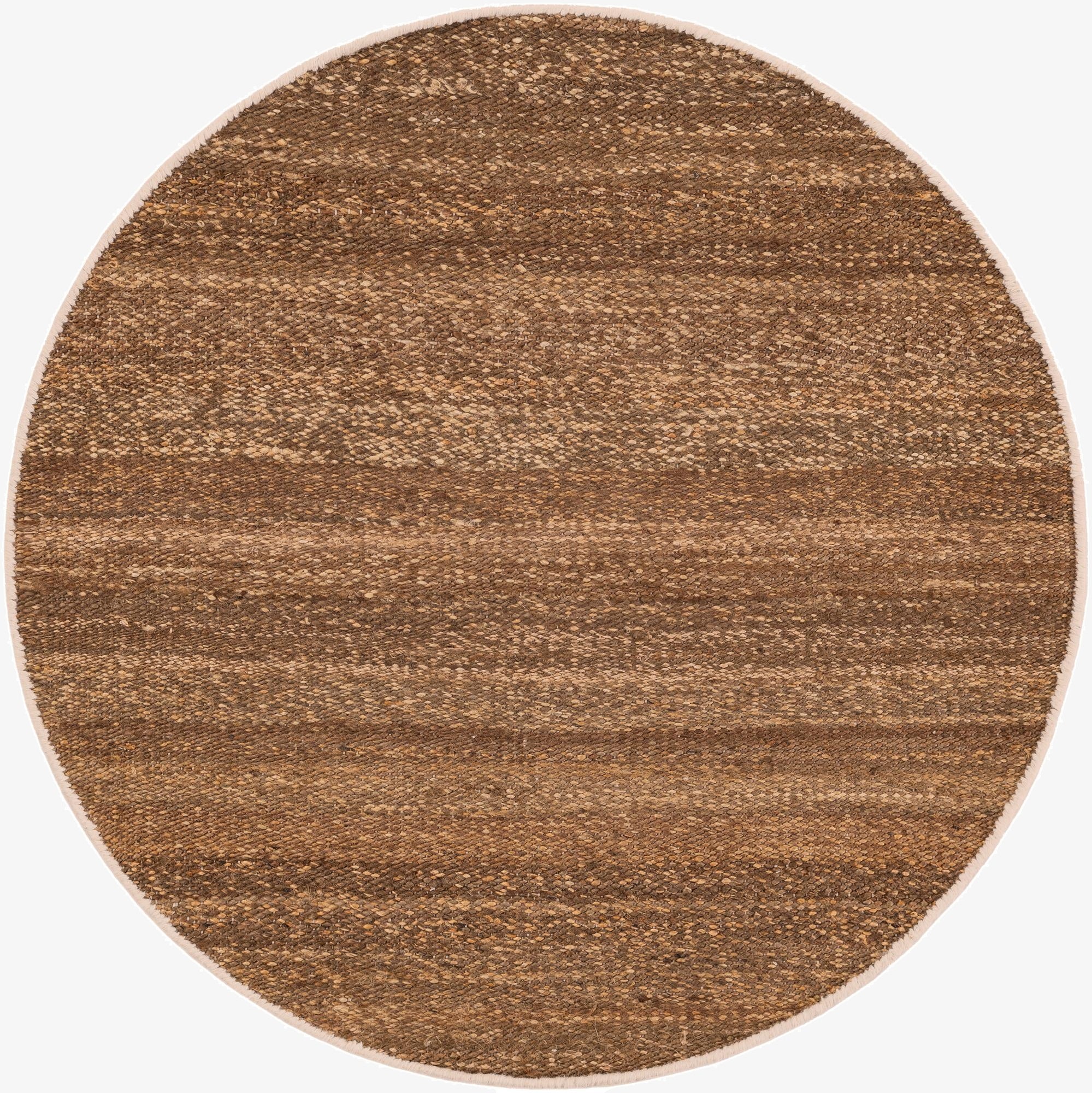 4' 1 x 4' 1  Hand Woven Palm Beach Jute Round Rug