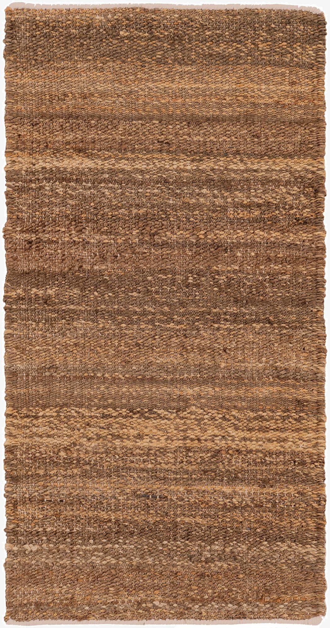 2' x 4' 1  Hand Woven Palm Beach Jute Runner Rug