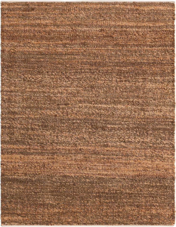 Detail image of 4' 1 x 4' 1 Hand Woven Palm Beach Jute Square Rug
