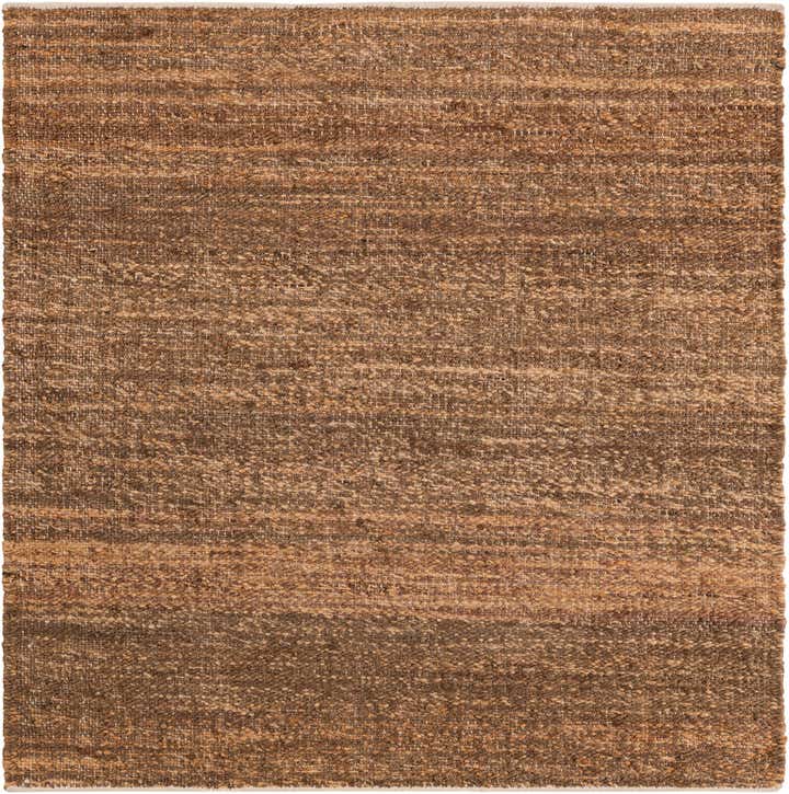 4' 1 x 4' 1 Hand Woven Palm Beach Jute Square Rug