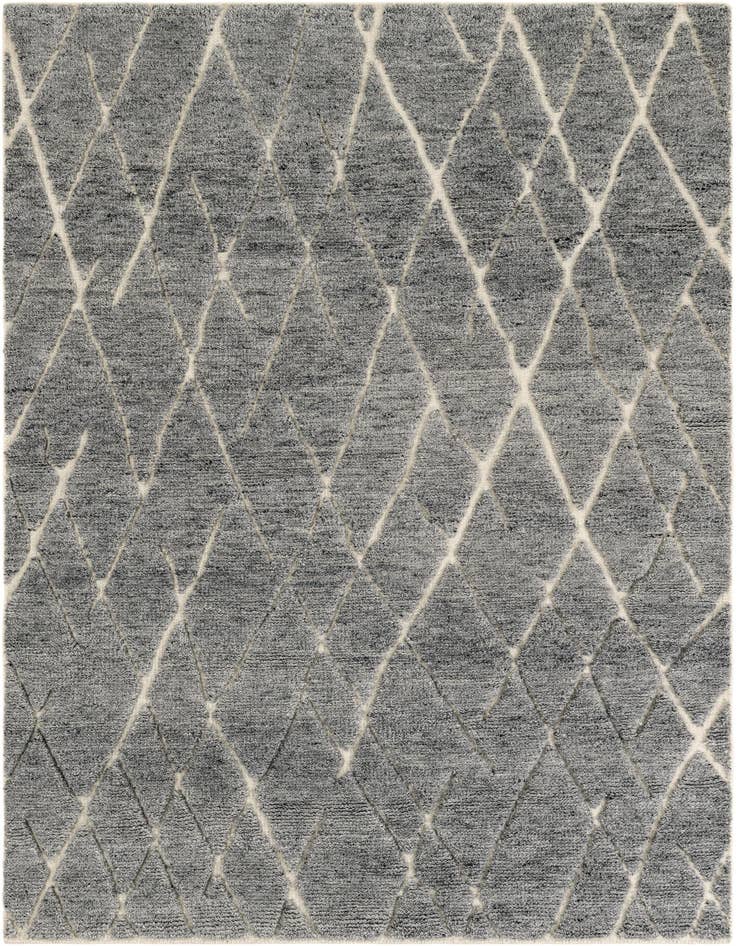 Detail image of 5' 1 x 8' Atlas Moroccan Wool Rug